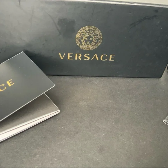 Versace Gold Aviator Sunglasses - Picture 7 of 10